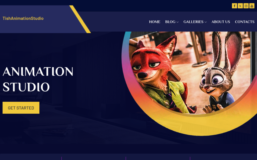 TishAnimationStudio – 动画工作室WordPress主题