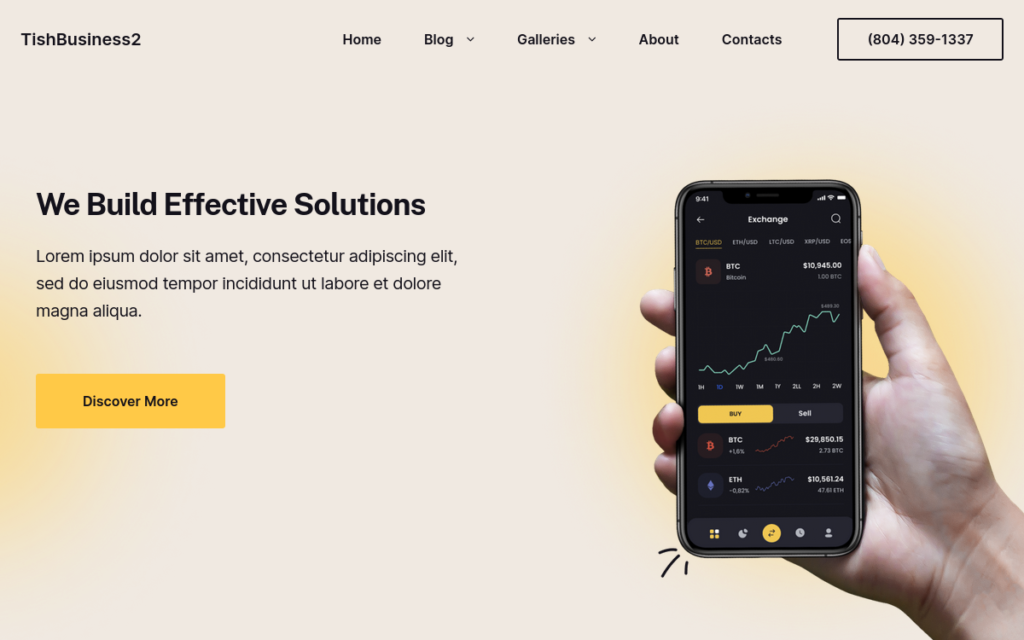 TishBusiness2 是一个商业 WordPress 主题。