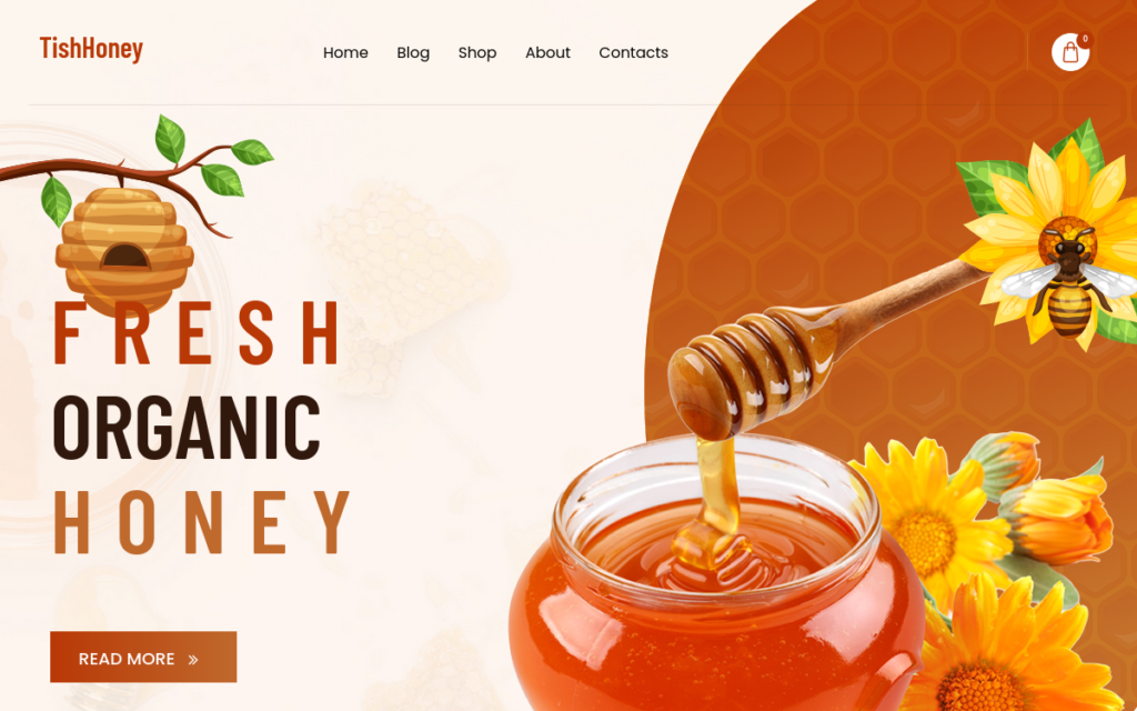 TishHoney – 蜂蜜店 WordPress 主题