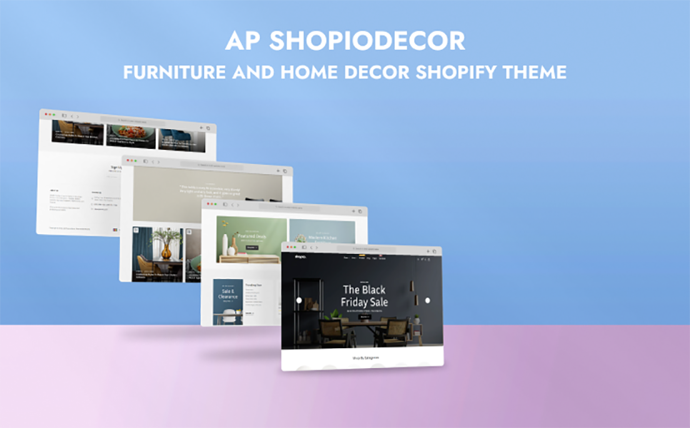 TM Shopiodecor – 家具和家居装饰Shopify主题