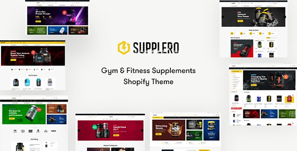 TM Supplero – 健身和健康补充品Shopify主题