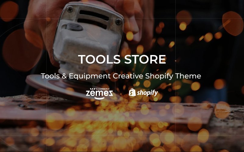 工具商店-工具与设备创意Shopify主题