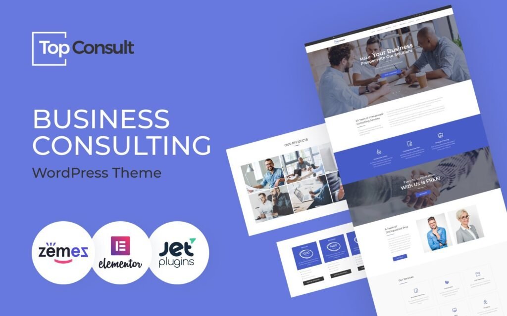 TopConsult – 商业咨询 WordPress 主题