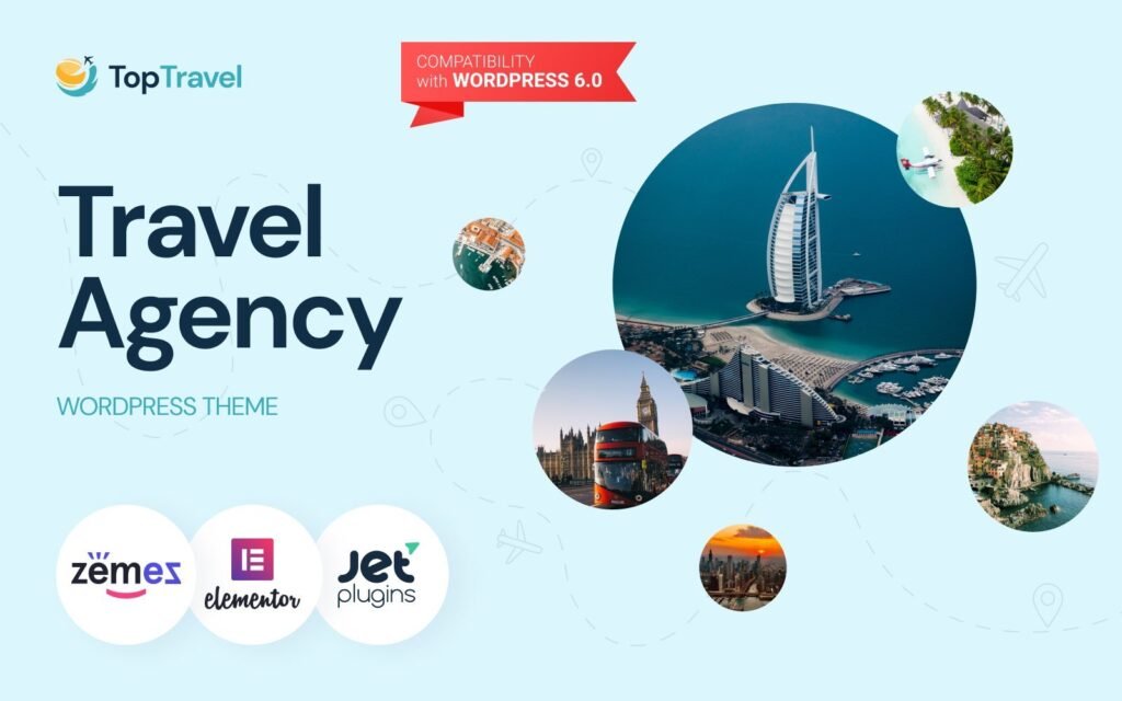 TopTravel – WordPress主题旅行社预订模板