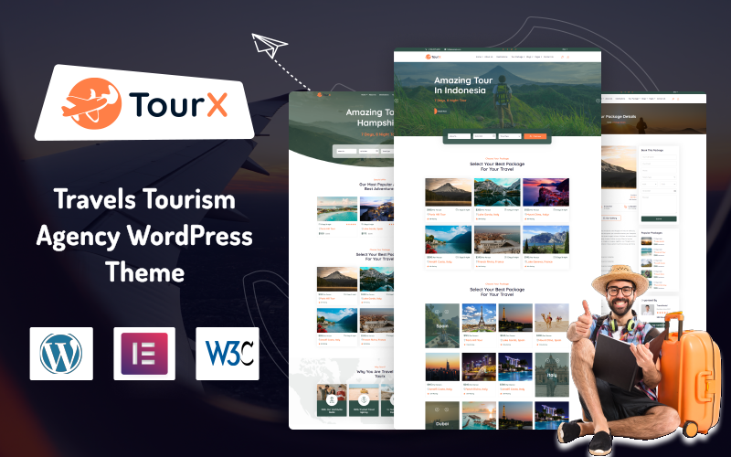 TourX – 旅行旅游代理经WordPress主题