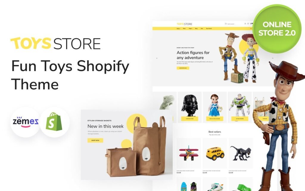 Toysstore – 有趣的玩具店Shopify主题