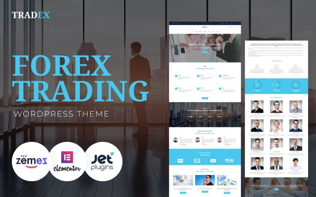 Tradex – 外汇交易 WordPress 主题