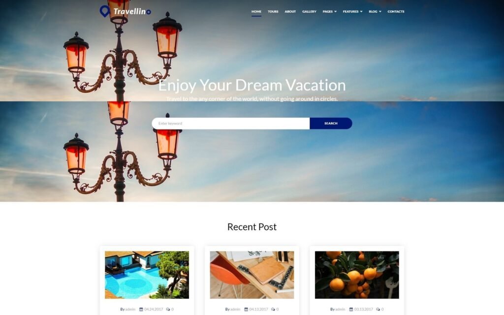 Travellino – 旅行公司WordPress Elementor主题