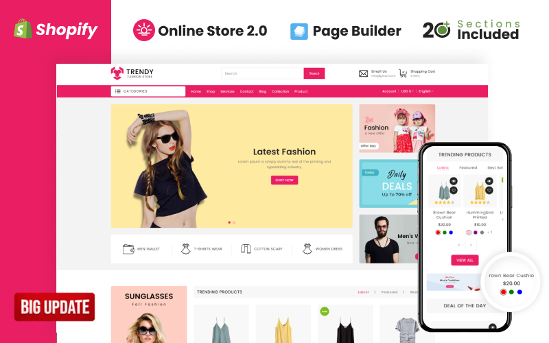 时尚潮流商店 Shopify 主题