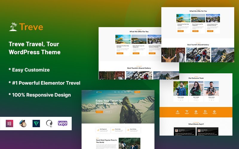 Treve – 旅行，旅游WordPress主题