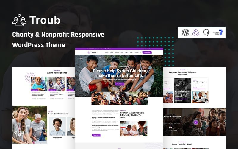 Troub – 慈善和非营利性WordPress主题