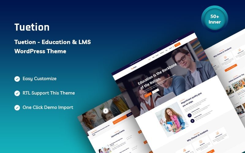 Tuetion – 教育和LMS WordPress 主题