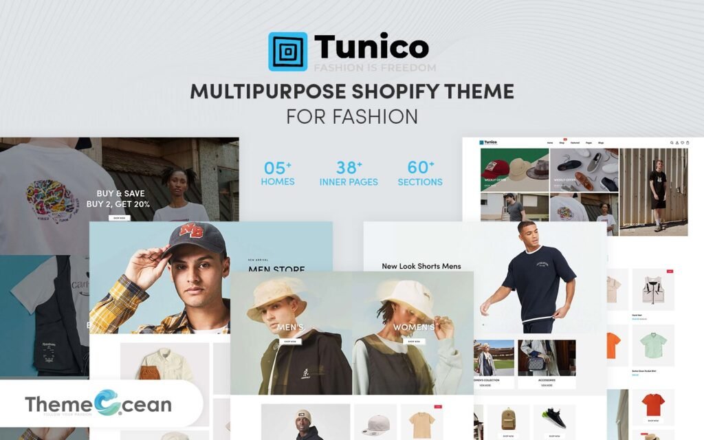 Tunico-多用途时尚Shopify主题