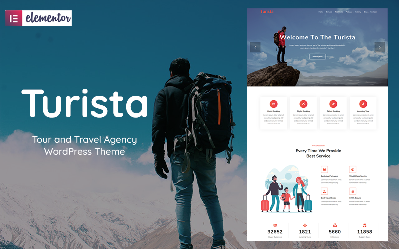 Turista – 旅游和旅行社WordPress主题