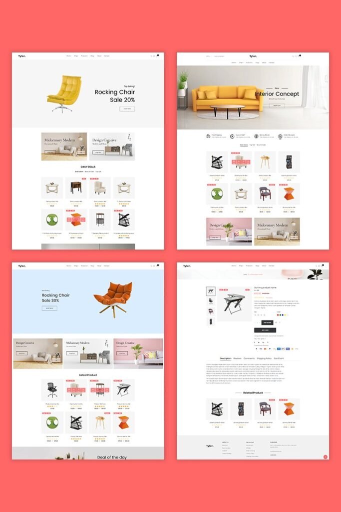 Tyler – 家具 Shopify 主题