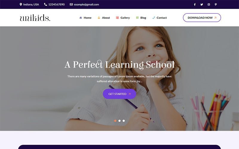 UniKids Pro – 独特现代的儿童WordPress主题
