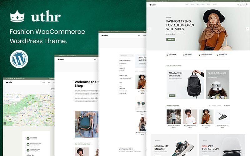 Uthr – 免费时尚 WooCommerce 主题