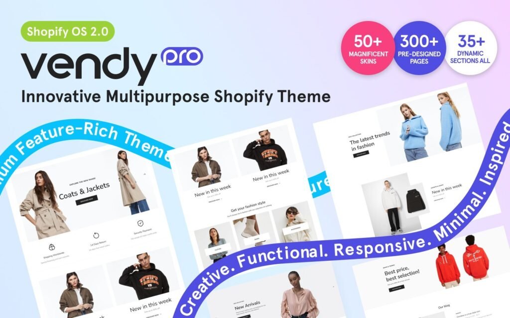 Vendy Pro – 创新的多用途Shopify主题OS 2.0