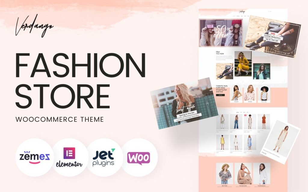 Verdango-时尚商店Elementor WooCommerce主题