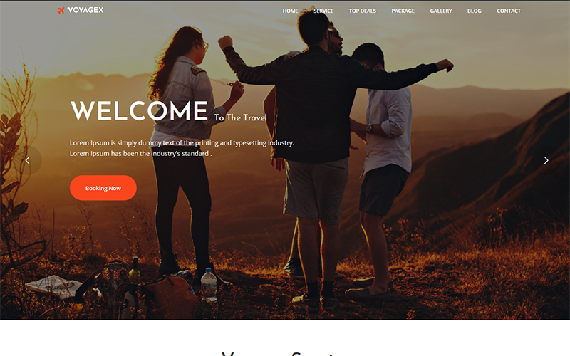 Voyagex – 旅行和旅游代理商WordPress主题