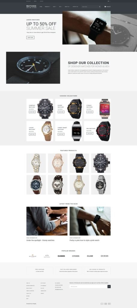 手表 – 在线商店 Shopify 主题