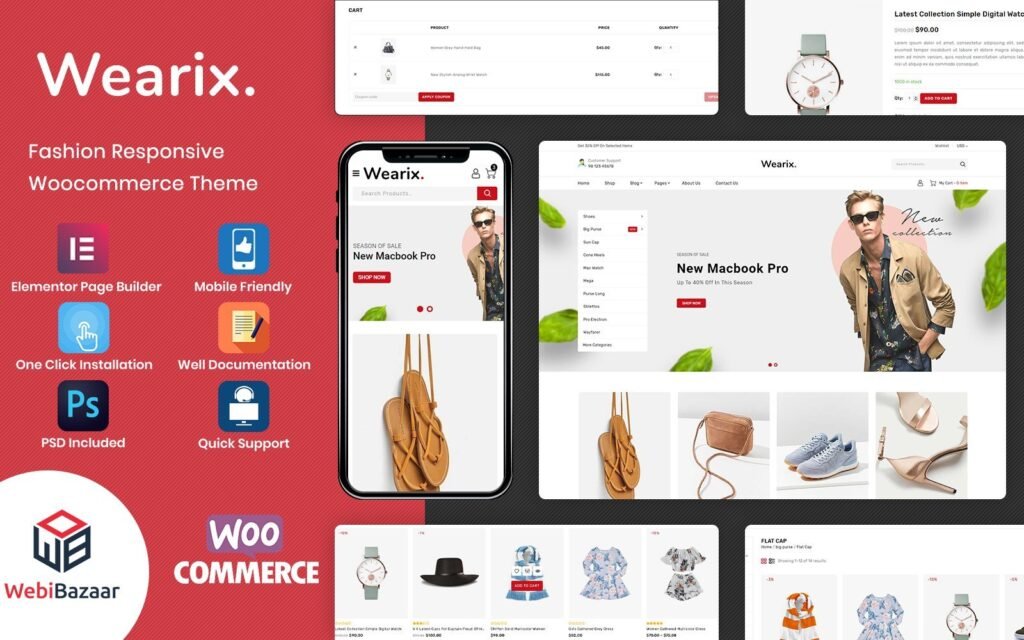 Wearix-多用途时尚WooCommerce主题