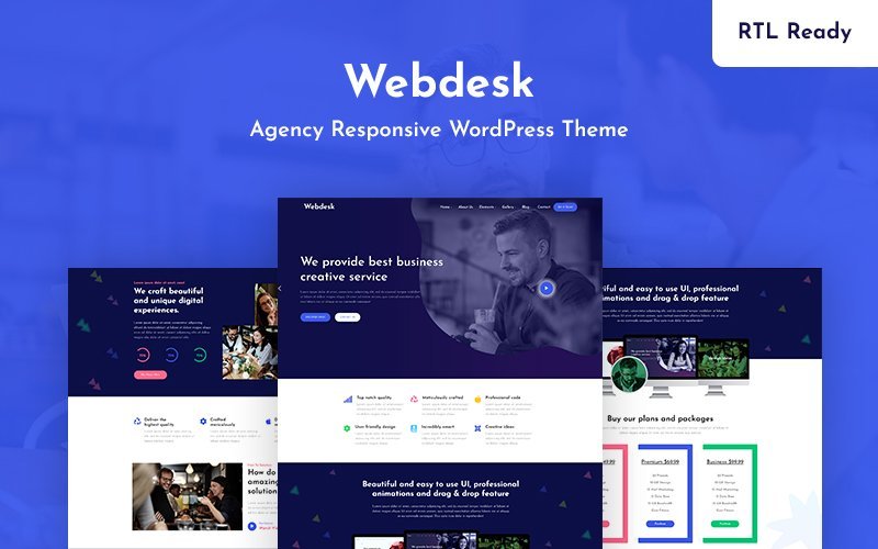Webdesk – 代理响应式WordPress主题