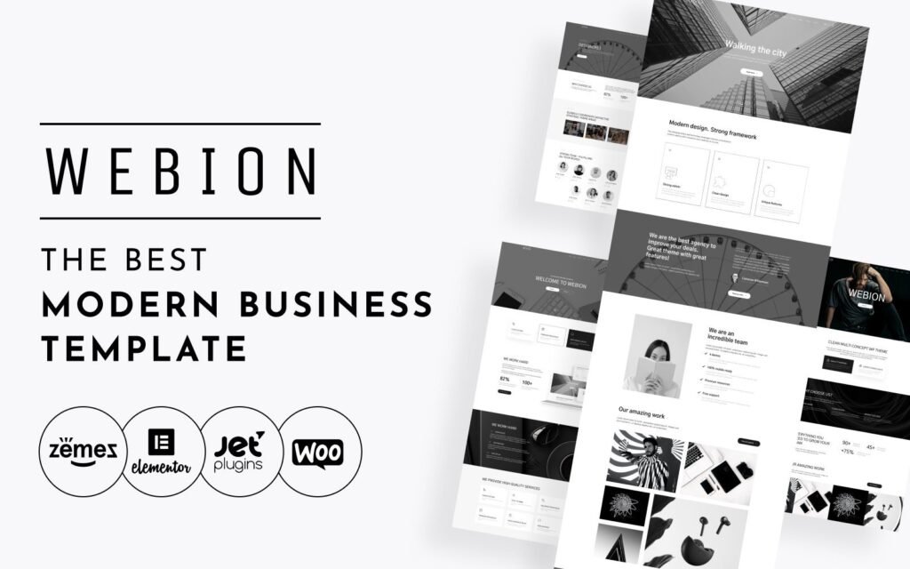 Webion – 最小化Elementor多用途WordPress主题