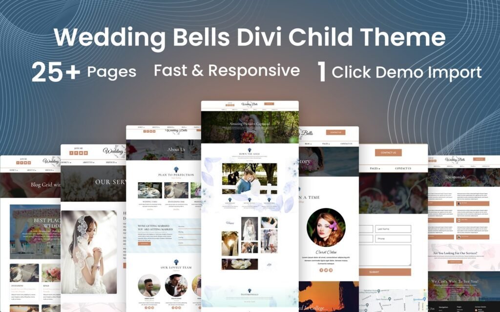 婚礼摄影WordPress Divi子主题