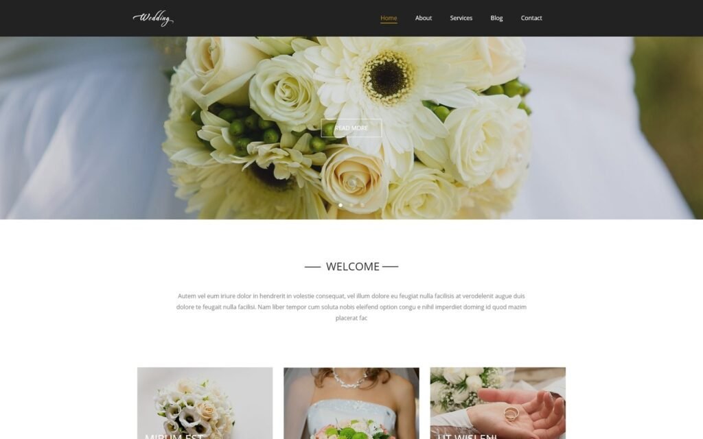 Wedding – 婚礼沙龙多用途现代WordPress Elementor主题
