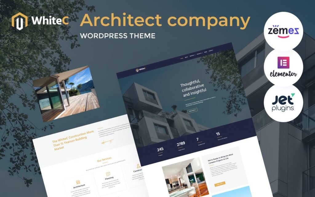 WhiteC – WordPress Elementor Architect 主题