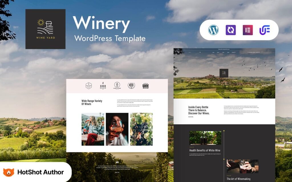 WineYard – 葡萄酒和酿酒厂 WordPress 主题