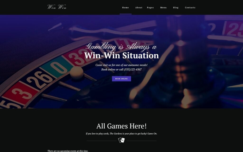 WinWin – Casino Website WordPress theme是一个适用于赌场网站的WordPress主题。