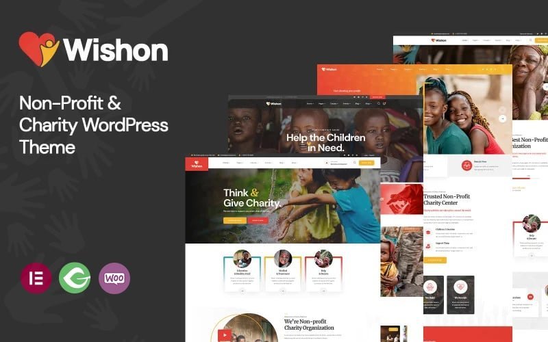 Wishon – 非营利组织和慈善WordPress主题