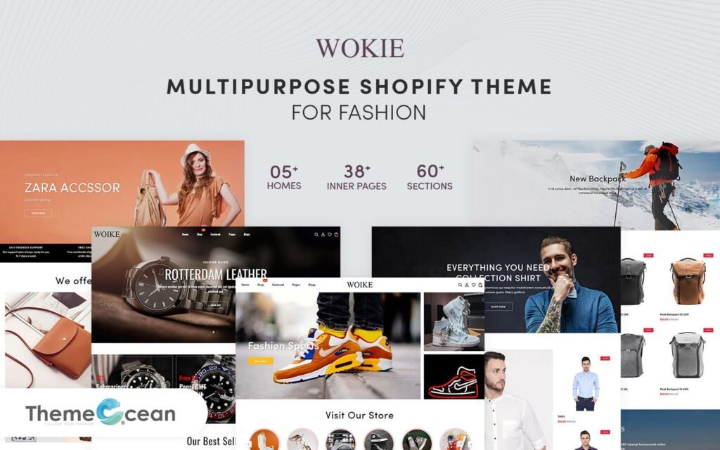 Wokie – 用于时尚的多功能Shopify主题