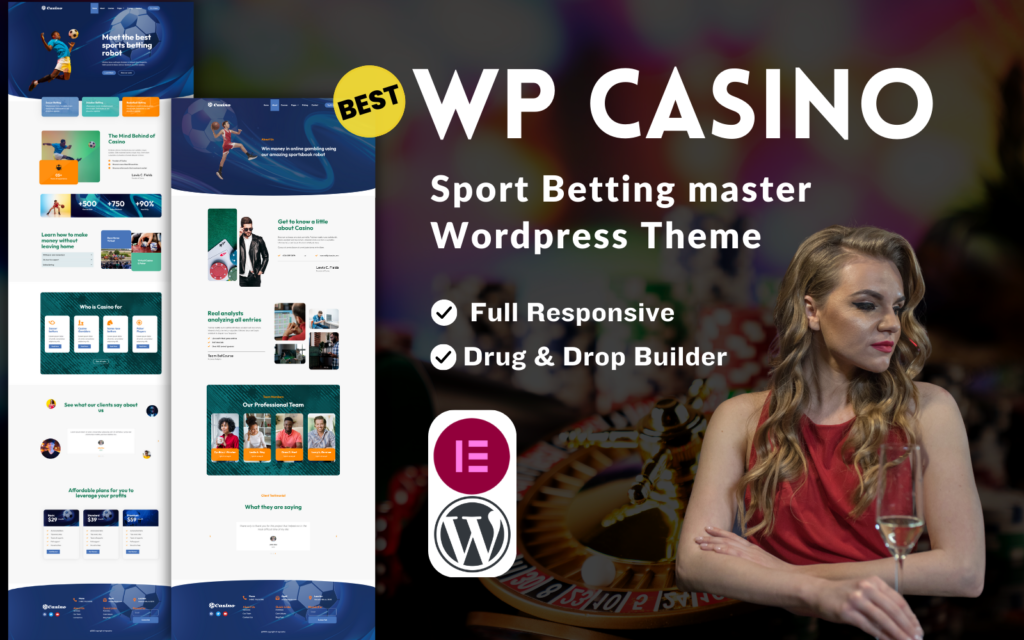 wpcasino是一个基于WordPress的博彩预测主题。