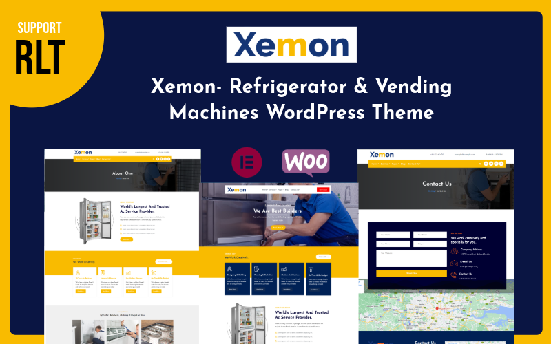 Xemon- 冰箱和自动贩卖机WordPress主题