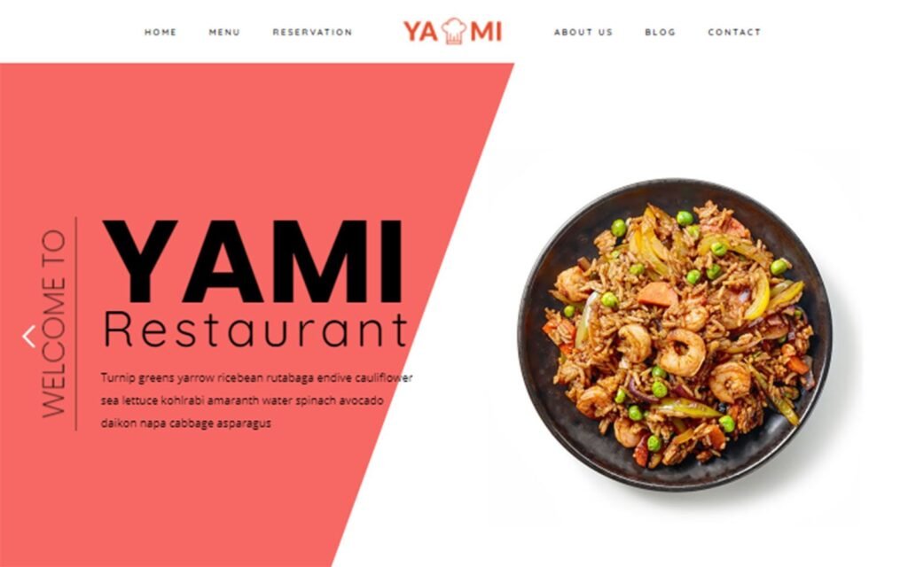 Yami-食品&餐厅WordPress主题