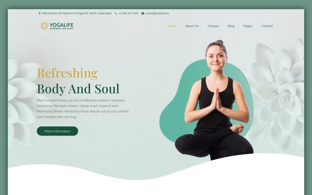 Yogalife – 瑜伽与冥想WordPress主题