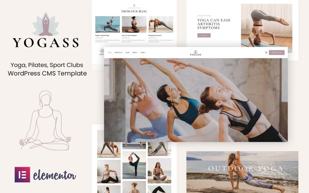 Yogass – 瑜伽、健身和生活方式的WordPress主题