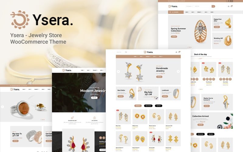 Ysera – 珠宝店 WooCommerce 主题