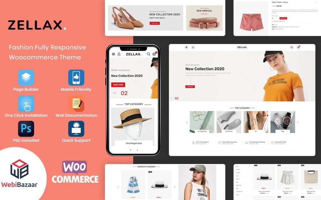 Zellax – 响应式时尚 WooCommerce 主题
