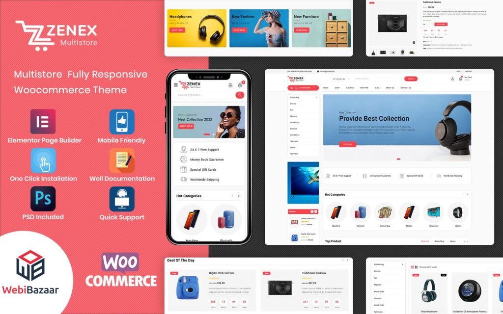 Zenex – 多功能电子商务 WooCommerce 主题