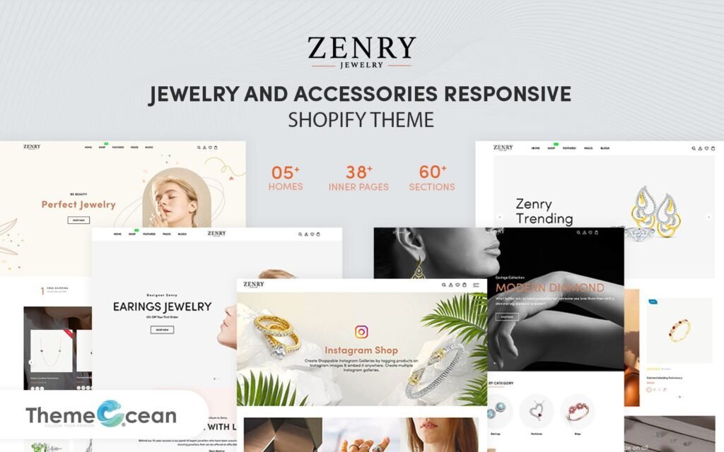Zenry – 珠宝和配饰响应式Shopify主题
