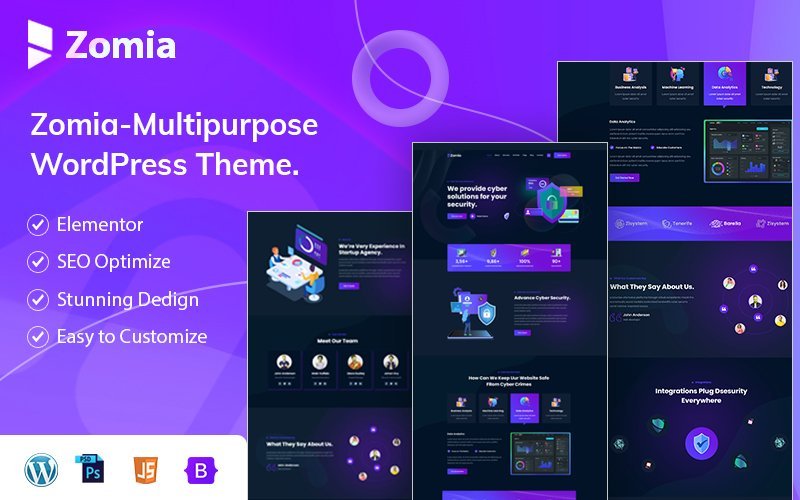 Zomia – 网络安全 WordPress 主题